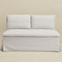 Nelly Performance Bench Banquette - Light Gray Modern Banquette Bench | Dining Benches & Banquettes | Kinwell Furniture | Upholstered Banquette Bench